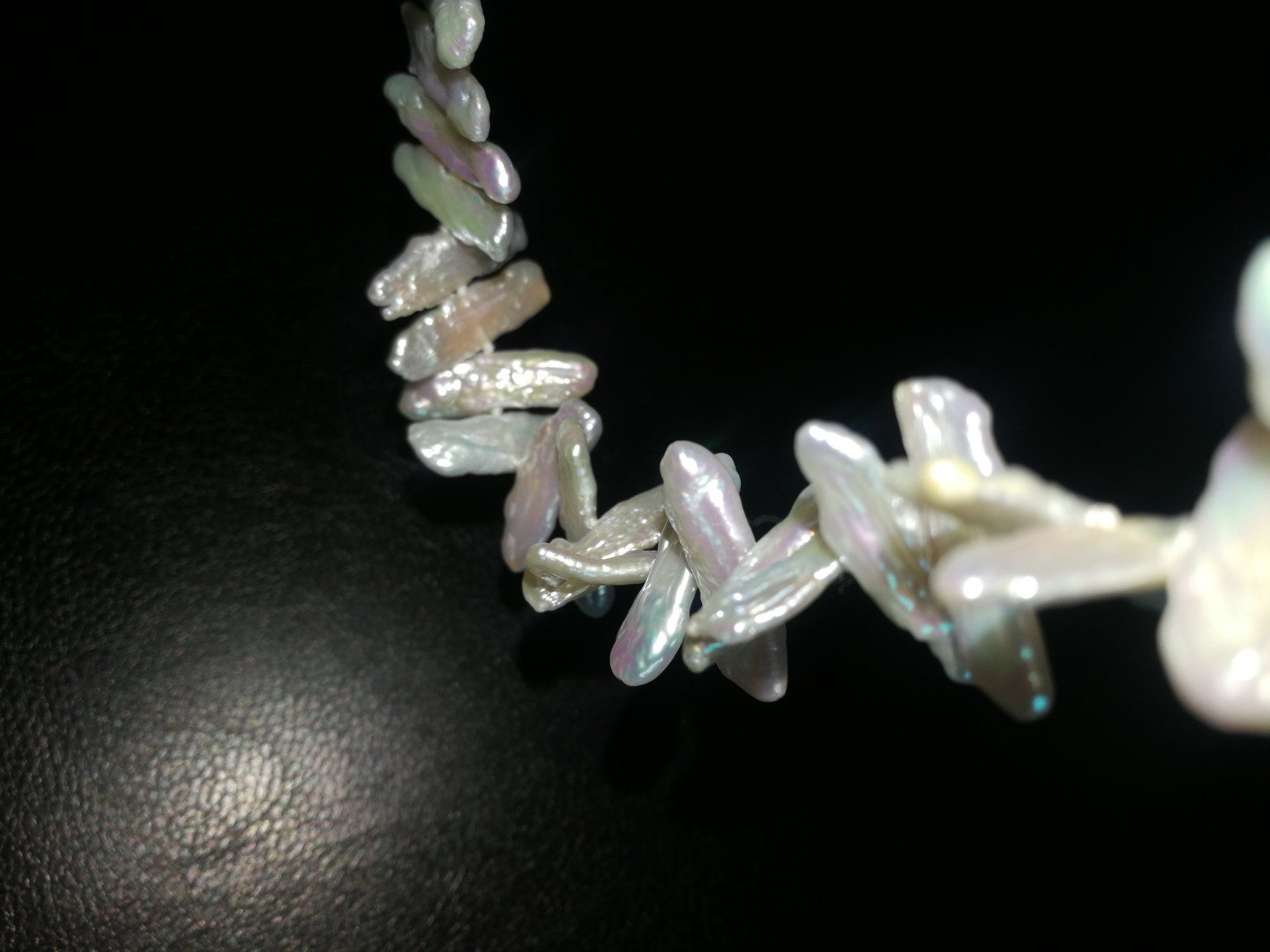 Perle (finte): Keshi Perlen Collier Halskette – Nuovo (secondo la descrizione) da himmelried venduto da bribuli 2