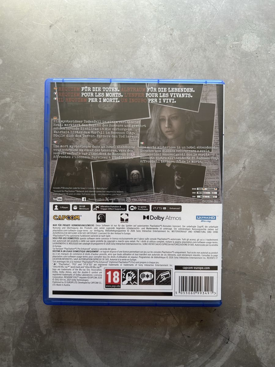 Giochi: Resident Evil - Requiem - PS5 – Usato da Winterthur venduto da lenolson 1