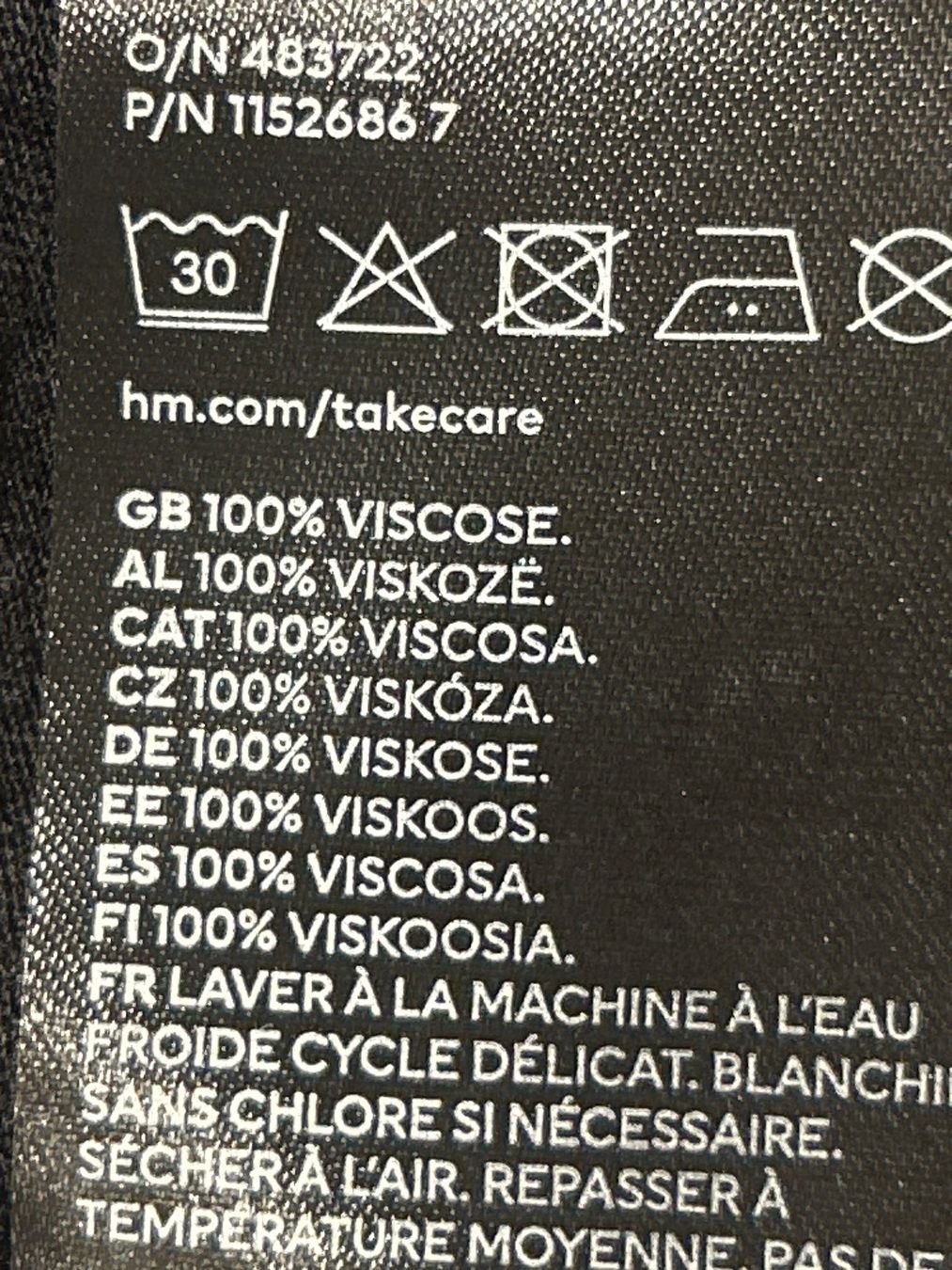 H&M Kleider: Sommerkleid schwarz von H&M  Gr. S – Gebraucht aus Brunnen von Nala2929 5