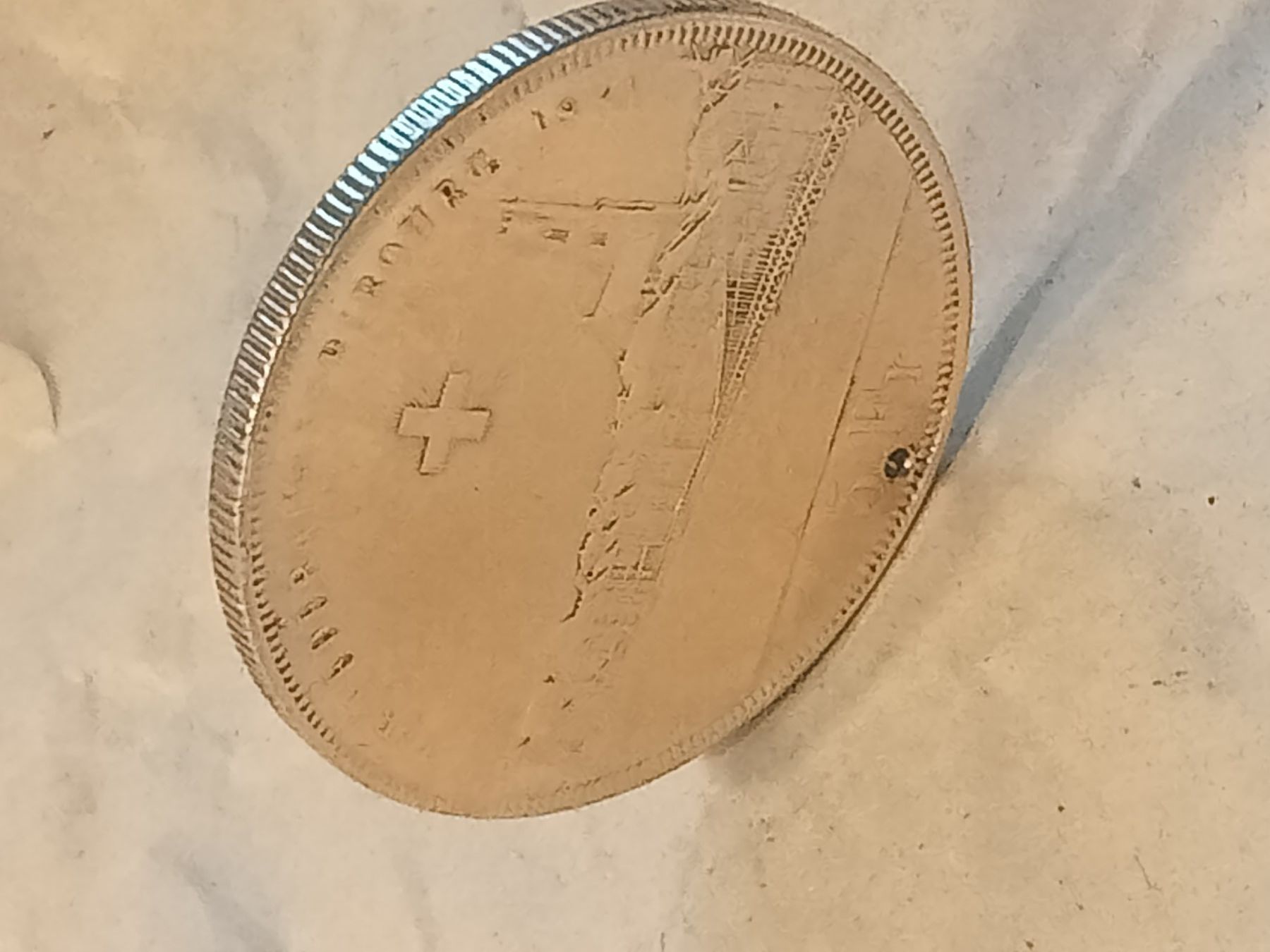Alle Münzen: 5 Franken 1881 Silber – Gebraucht aus Alpnach Dorf von ake-7x7v 2