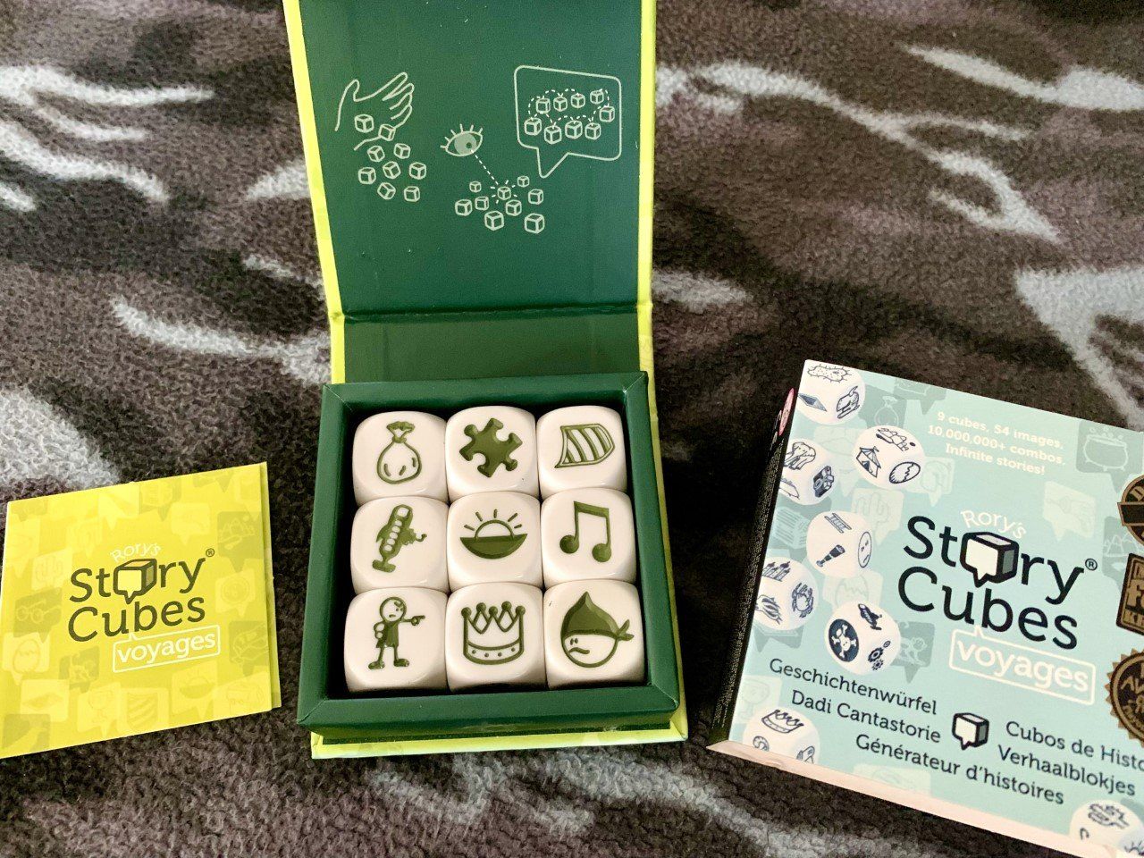 Giochi: Rory's Story Cubes - grüne Edition "Voyages" – Usato da Arlesheim venduto da WiccaiX 1