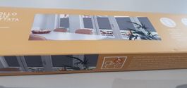 Plissee Rollo, grau, 80x200cm, Tür/Fenster, Neu