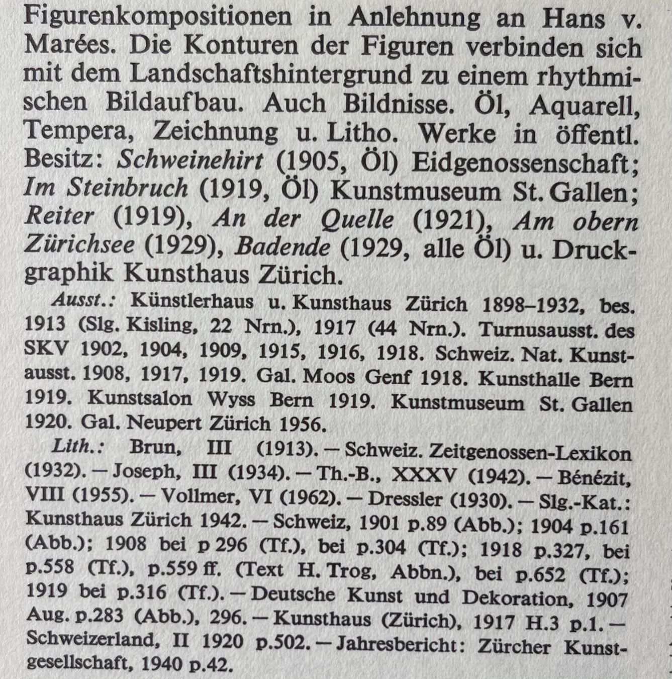 Dipinti: Emil Weber (1872-1945) – Usato da Grosshöchstetten venduto da Perle1951 5