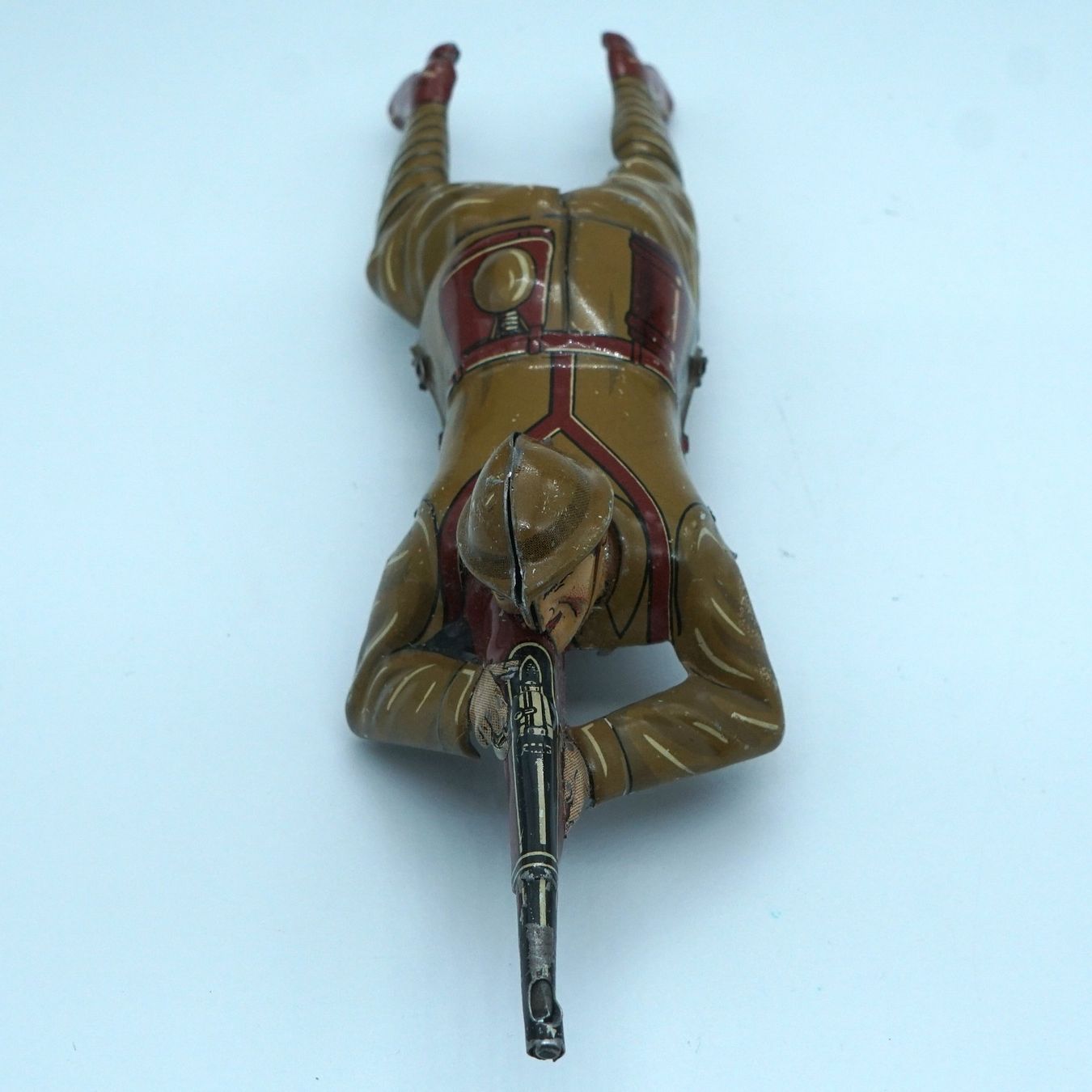 Figuren: Blechsoldat mit Gewehr und Uhrwerk – Defekt aus Volketswil von brockipfannenstil 5