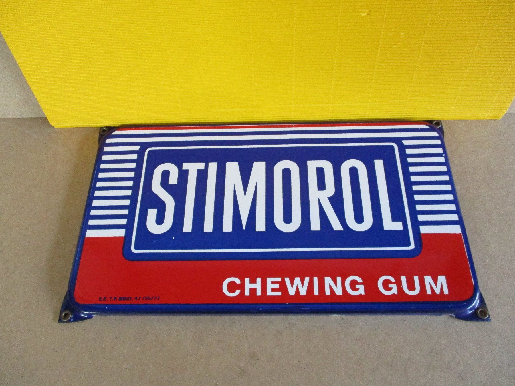 Ecriteaux: STIMoROL   CHEWING   GUM   Emailschild – D'occasion à Ottikon Gossau ZH par hokuspokus 6