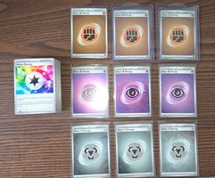 Pokemon Energie Karten Sammlung mit Holo Karten