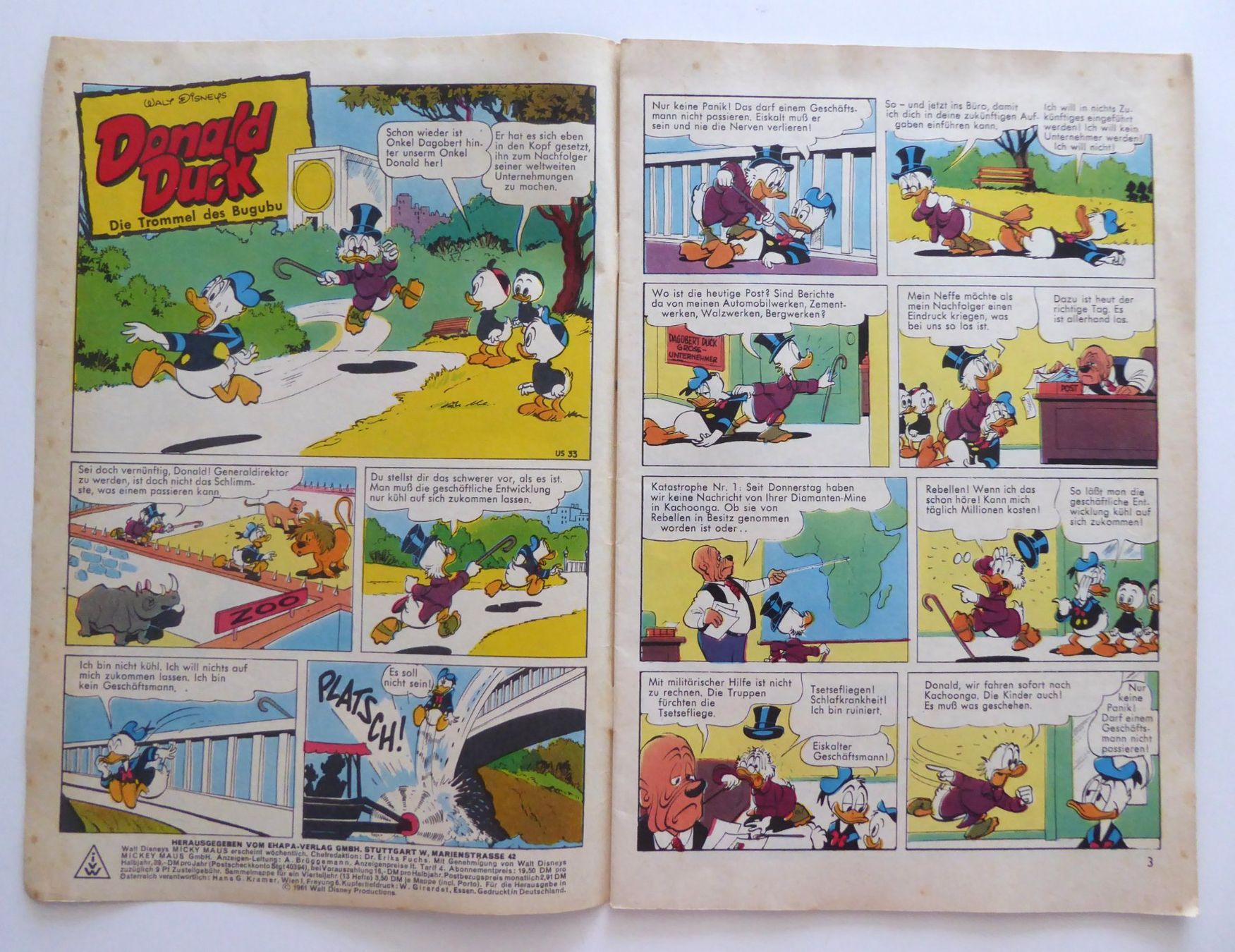 Fumetti: WD Micky Maus Heft Nr. 40 vom September 1961 – Usato da Aesch BL venduto da Kauri1 1