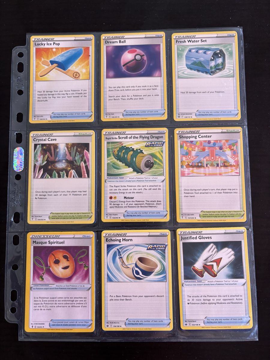Sonstiges zum Sammeln & Seltenes: Lot de 10 fourres plastique 9 cases, pour Pokémon ou autre – Neu (gemäss Beschreibung) aus lausanne von helderj 2