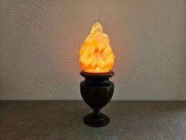Jolie lampe à flamme décorative vintage style art déco