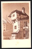 Künstler-AK Bern, Am Nideckhof, 1921