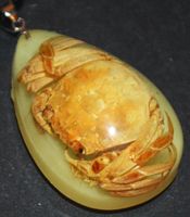 Halskette L-8712 – Krebs – Künstlicher Bernstein