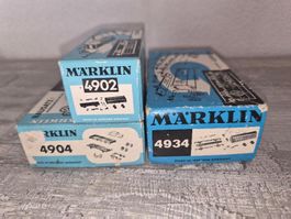 Märklin Bausätze Leerkarton / OVP 3 Stück, z.B. 4902 / 4904