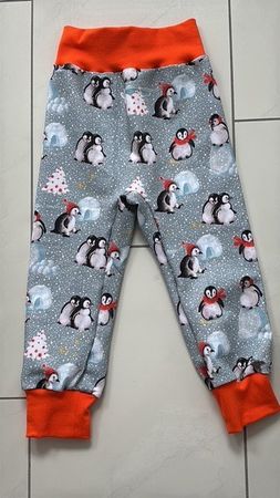 Sweat Pumphose Mitwachshose Pinguin Gr. 98/104 Neu