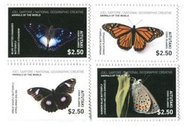 Briefmarken "Schmetterlinge". Aitutaki