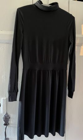 Vintage " Three Dots" Robe noire USA  Kleid