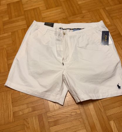 Ralph Lauren Shorts Prepster, Gr XXL, Weiss, neu/ungetragen