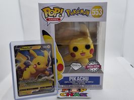 Funko POP! Pokémon - Pikachu (Diamond) + Promo card