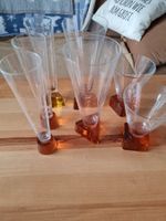 Vintage 7 Sarner Gläser einzigartig