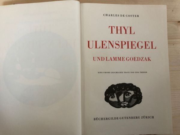 Bücher: Charles de Coster: Thyl Ulenspiegel – Gebraucht aus Zürich von allp 1