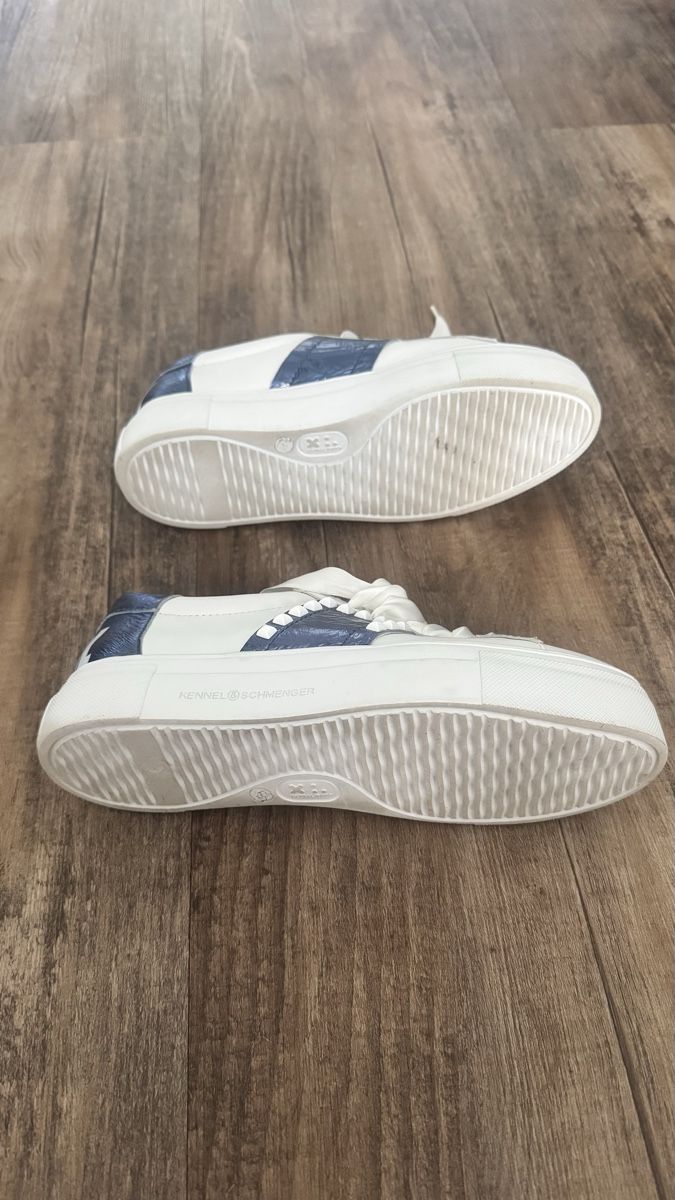 Kennel + Schmenger Scarpe da donna: Damen Sneaker weiss blau Grösse 38.5/39 – Nuovo (secondo la descrizione) da Kloten venduto da 20RM 4