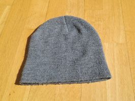 Mütze Basic Grau S