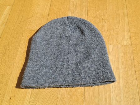 Mütze Basic Grau S