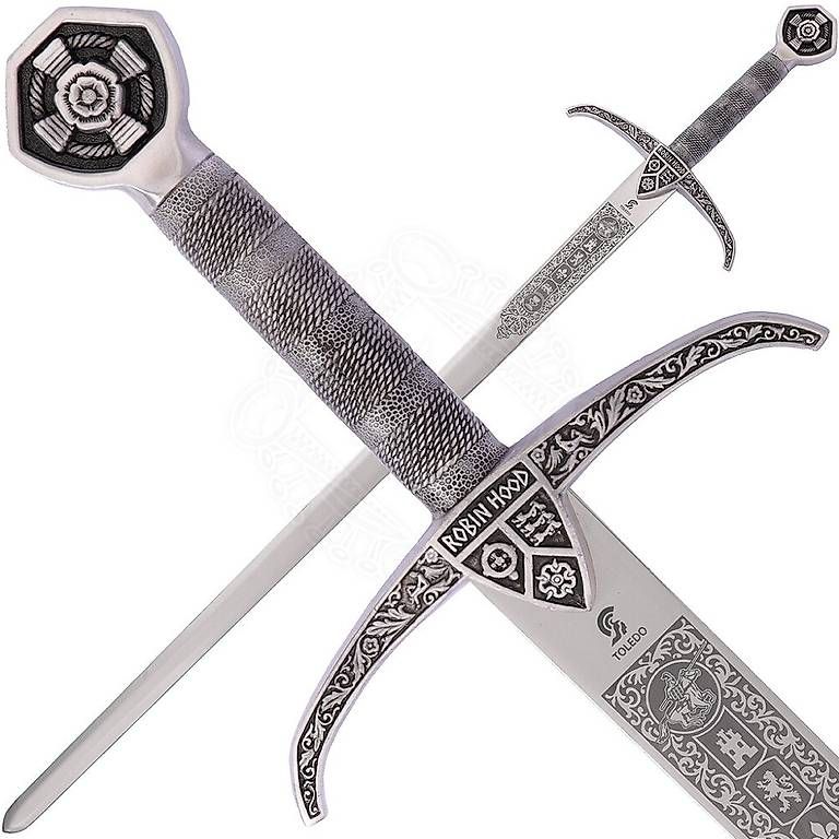 Altre raccolte & rarità: Robin Hood Schwert mit Scheide - Gladius Toledo – Nuovo e nell'imballaggio originale da Näfels venduto da AllerleiCH