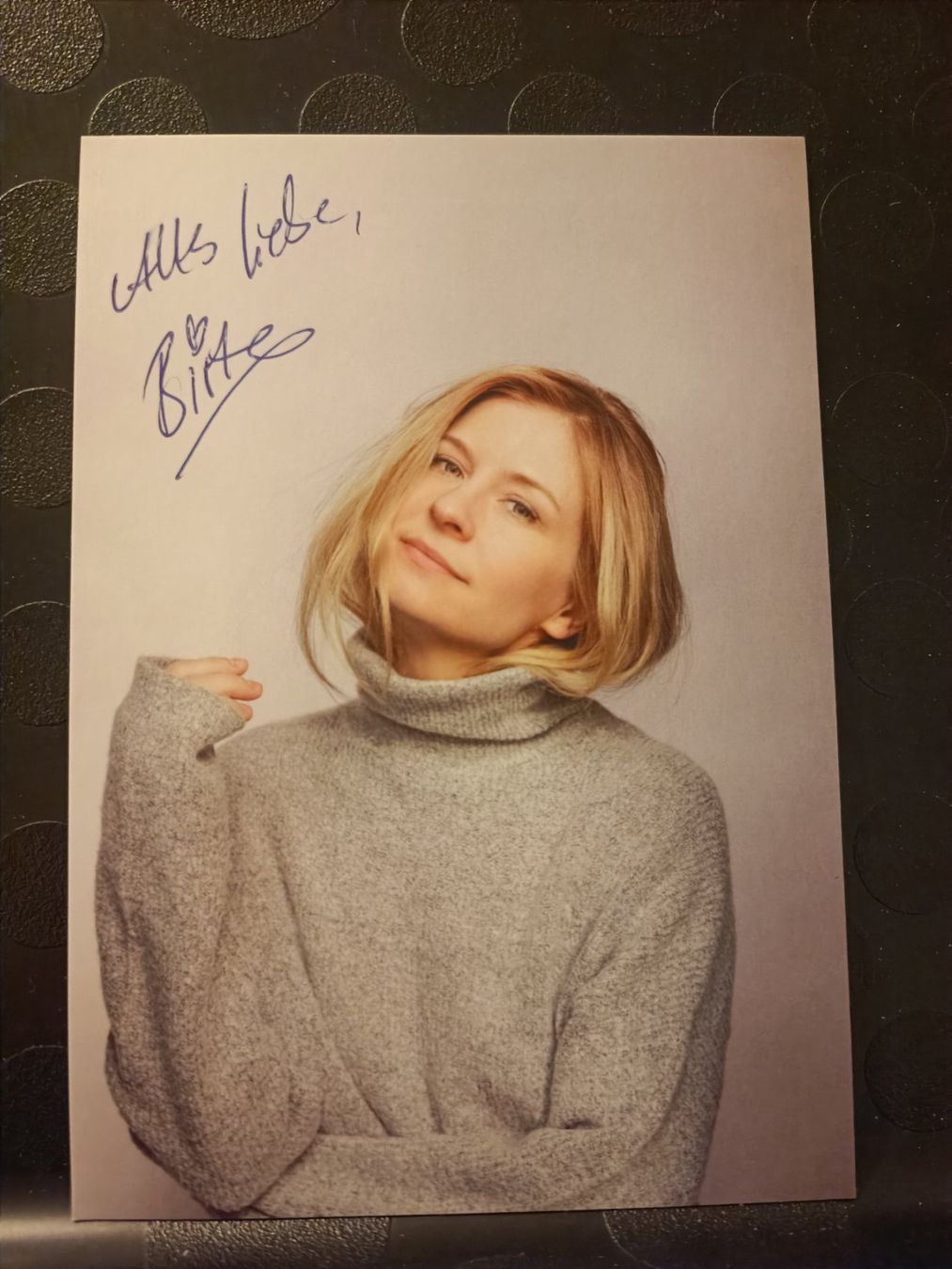 Autografi: Birte Hanusrichter - handsigniert – Usato da Menziken venduto da Artographs