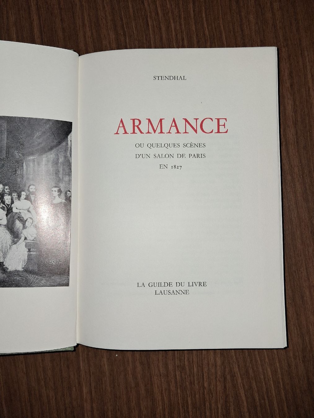 Libri: Stendhal: "Armance" - Edition La Guilde du Livre – Usato da Le locle venduto da juliensaran 2