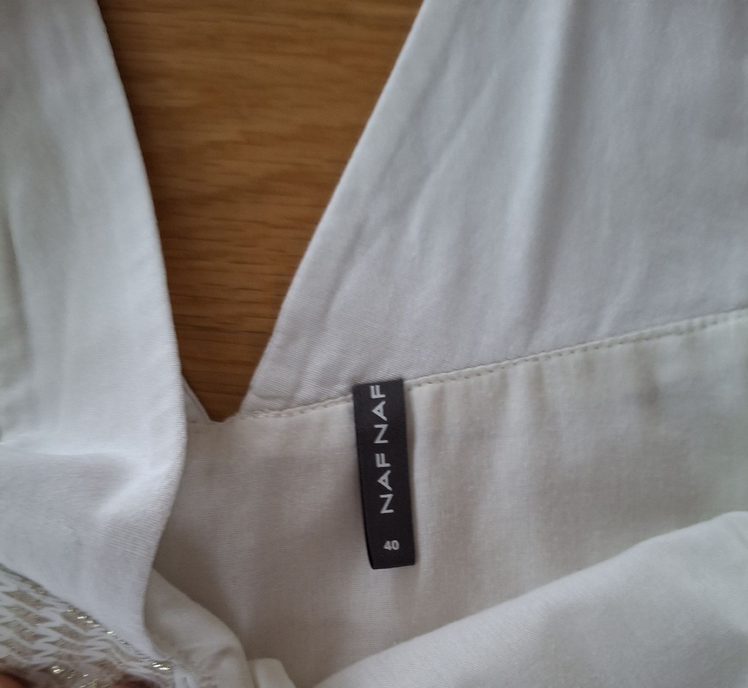 Nafnaf Vestiti: Robe courte blanche Nafnaf – Usato da Le Pâquier-Montbarry venduto da Fibilynn05 2