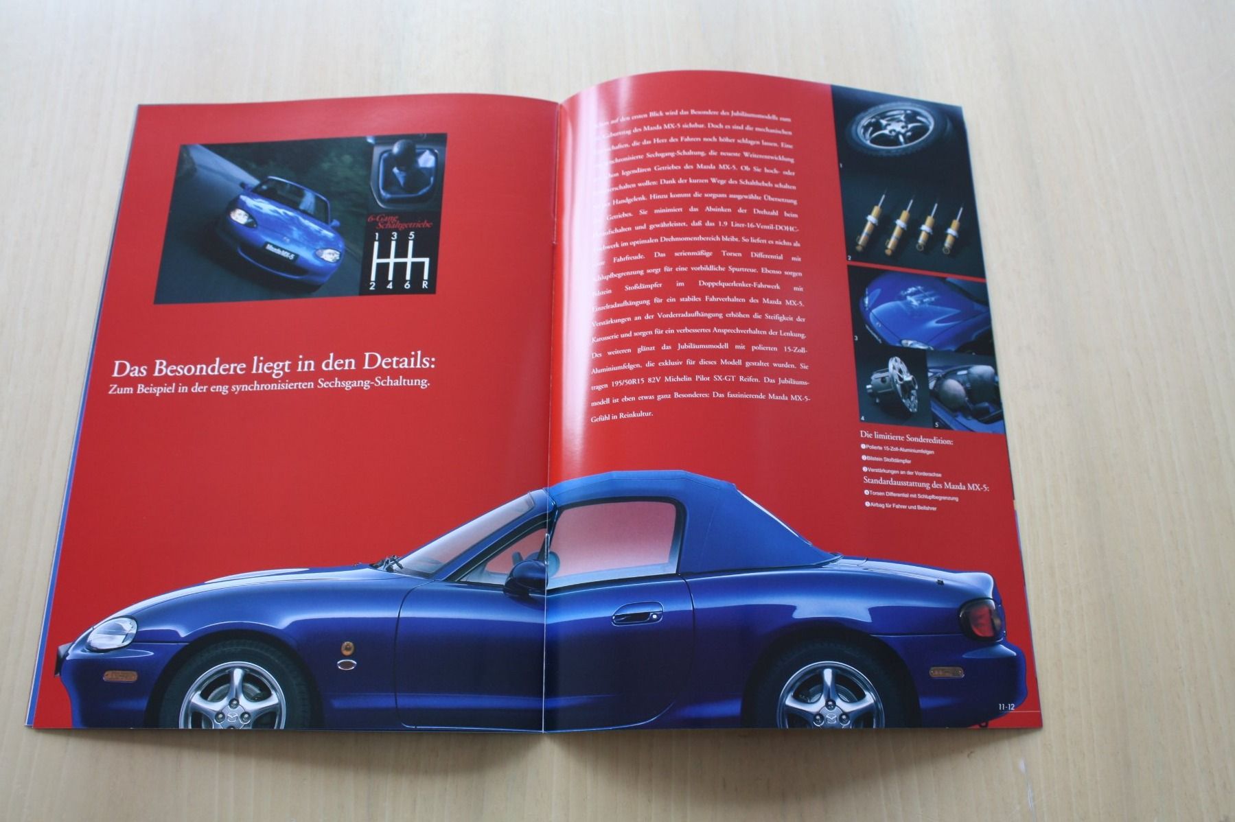 Mazda Documenti: Mazda MX-5"10th Anniversary" Prospekt 1999 – Usato da Wikon venduto da erwin400 6