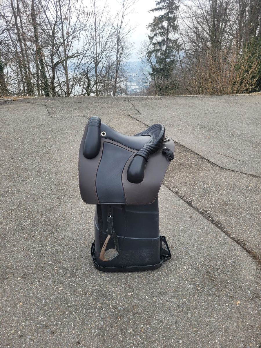 Selle & Accessori: Deuber&Partner Sattel Jerez, Bückeburger S2, schwarz braun – Nuovo (secondo la descrizione) da Tuggen venduto da pfeuti01 4