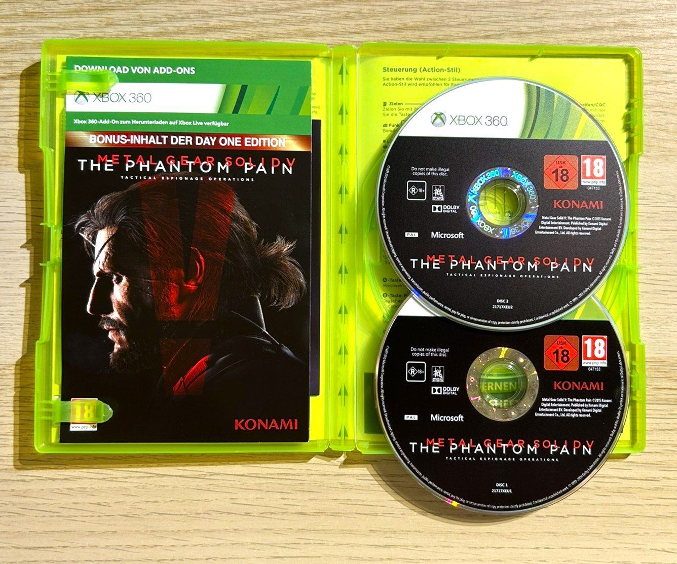 Microsoft Spiele: Metal Gear Solid V The Phantom Pain Xbox 360 – Gebraucht aus St. Gallen von Alpine.Arcade 2