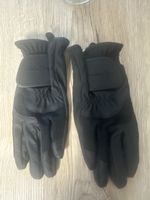 Reithandschuhe xs schwarz mit Klettverschluss gebraucht