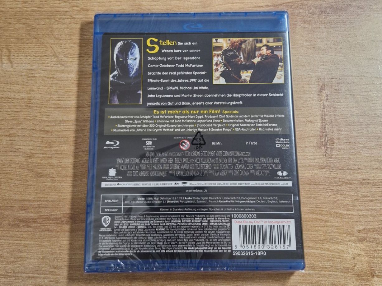 Tous les DVDs: Spawn (1997) NEU OVP Bluray – Neuf avec emballage d'origine à Pfungen par Whitie 1