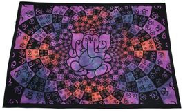 Wandtuch Ganesh Goatuch aus Baumwolle als Decke Vorhang Deko
