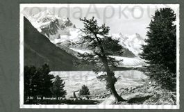 AK sw Piz Val Roseg GR Glüschaint © Schocher ≈ 1949