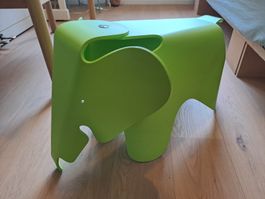 Vitra Eames Elephant Hocker (grün, guter Zustand)