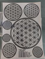 Stickers Fleur de Vie, neufs