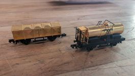 Fleischmann Spur N 2 Güterwagen Gold Edition, Rarität!