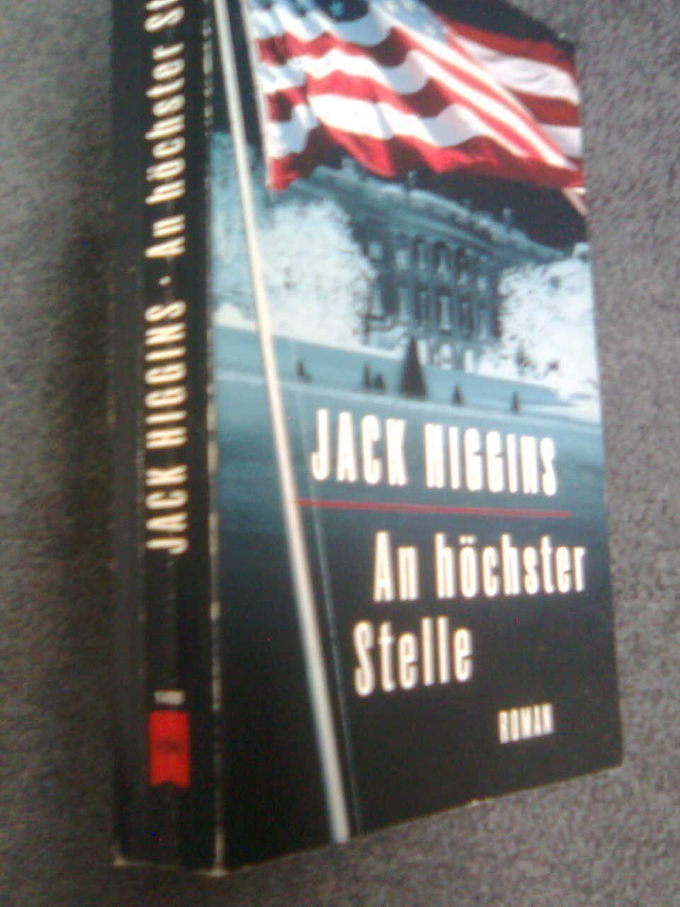 Libri: Jack Higgins An höchster Stelle – Usato da Basel venduto da Alacant 1