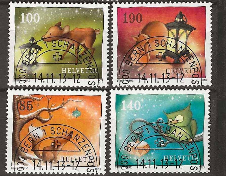 Tutti i francobolli: M1484 - Noel 2013 1er jour – Usato da Trélex venduto da Phil_Albert