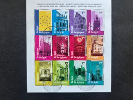 1998  Belgien Denkmale  Block Erstag (A370)