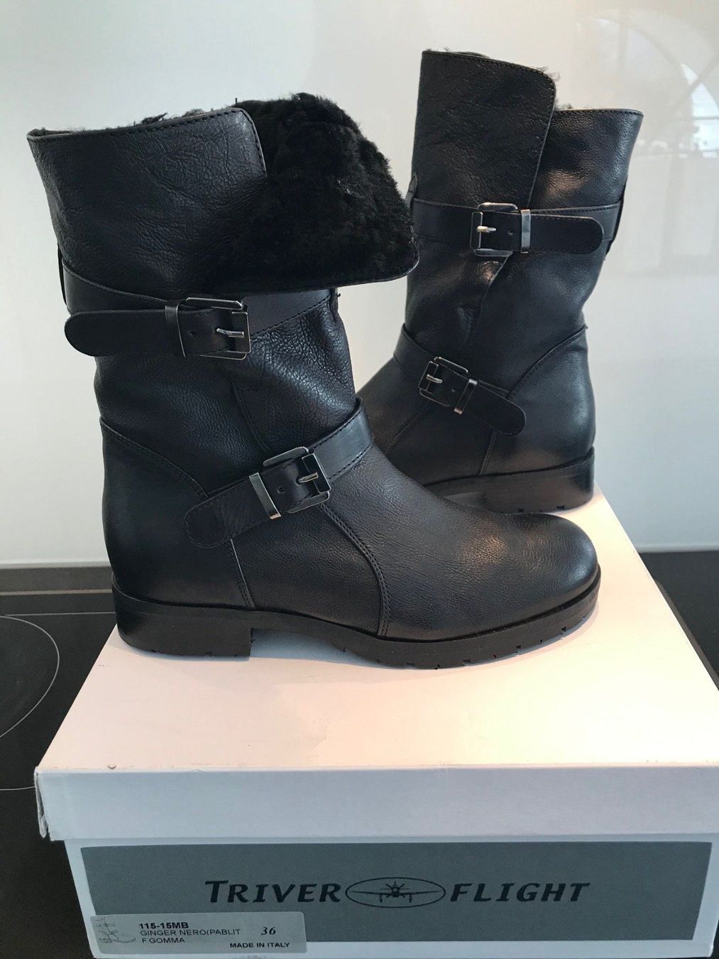 Scarpe da donna: Stiefeletten mit Fell, Gr. 36 – Nuovo (secondo la descrizione) da Kilchberg venduto da boudoir076