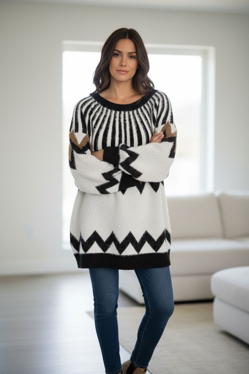 Maglioni & Felpe: Pull Oversize FERRACHE — Neuf — Taille Unique – Nuovo e nell'imballaggio originale da Vuisternens-Romont venduto da gol_xp6p 2