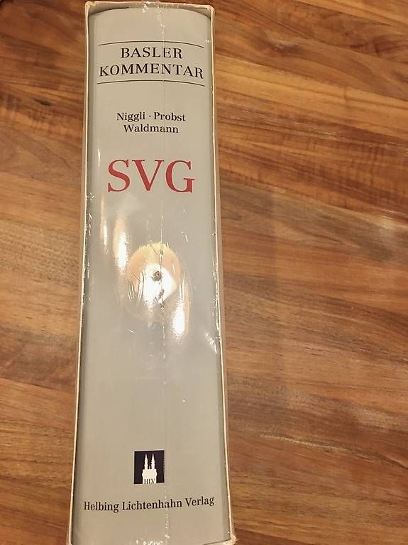 Libri: Originalverpackter SVG Basler Kommentar  – Usato da Biel venduto da Z_2019