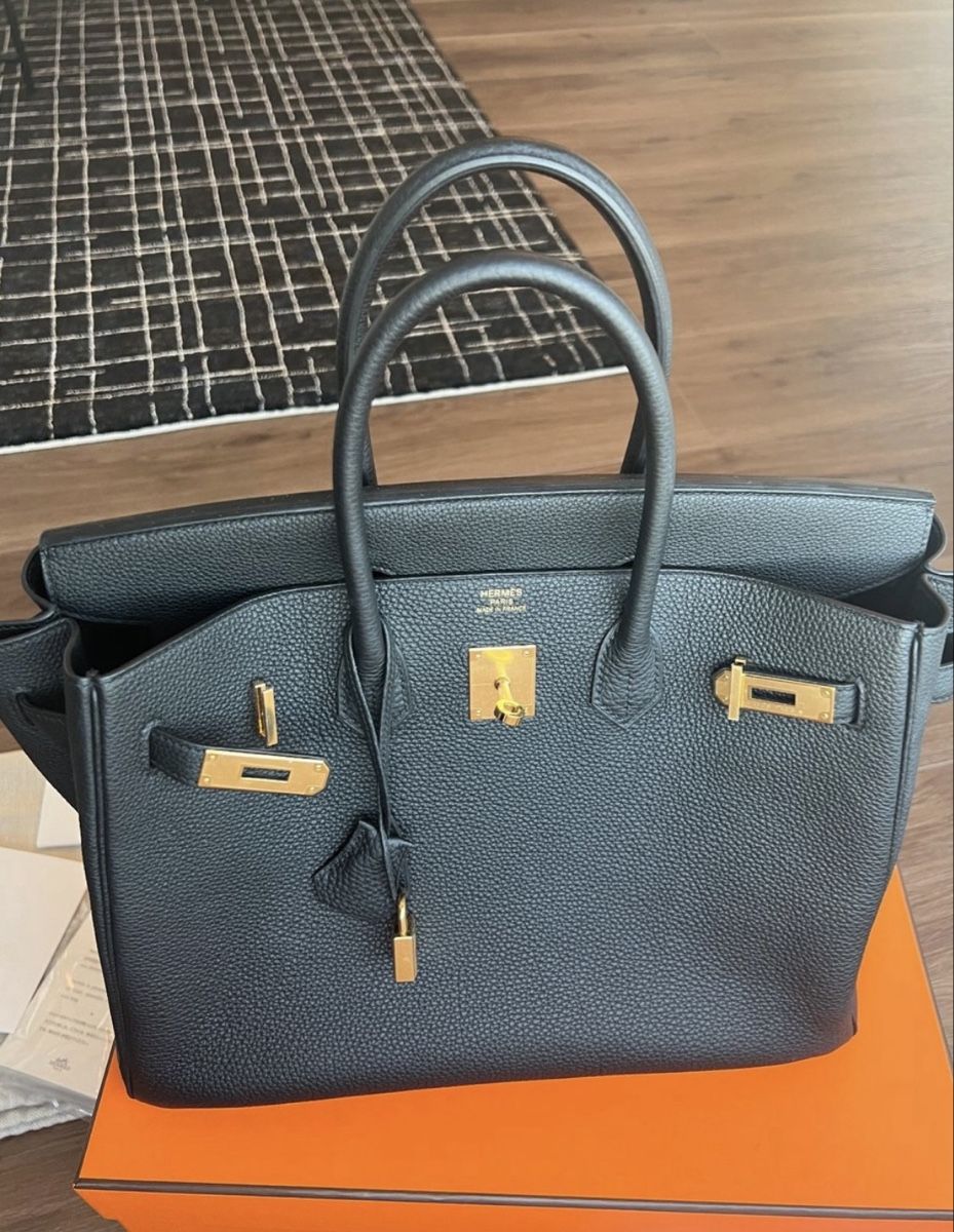 Hermès Borse da donna: Sac Hermès Birkin Togo noir 35 cm – Usato da La Chaux-de-Fonds venduto da faith1888 5