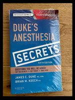 Duke's Anesthesia Secrets, 5th Edition, Neuwertig! Top!