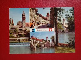 Bremgarten Aargau mehrbildrig mit Bahn Reuss