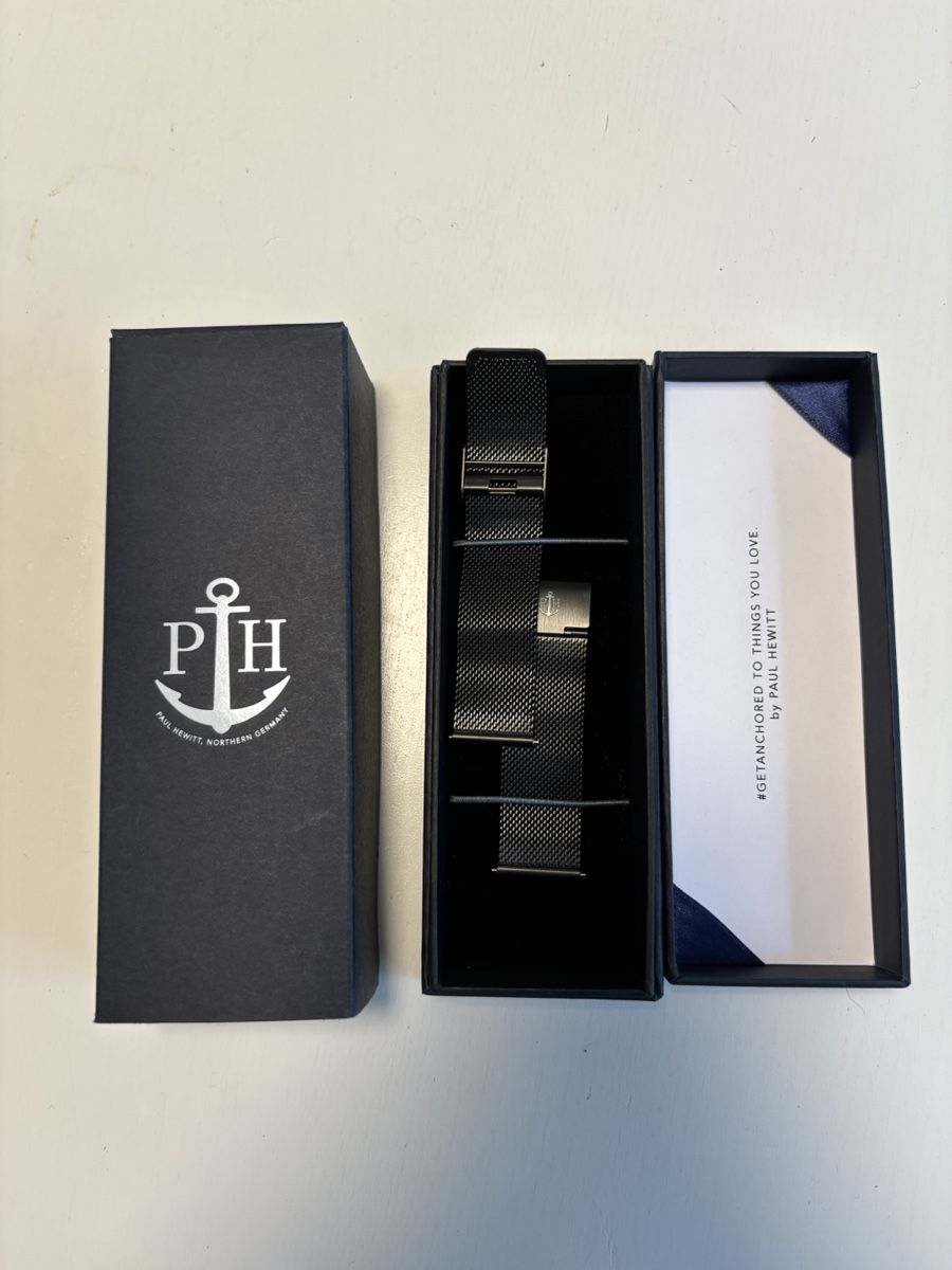 Paul Hewitt Uhrenarmband Mesh schwarz neuwertig (Neu (gemäss ...